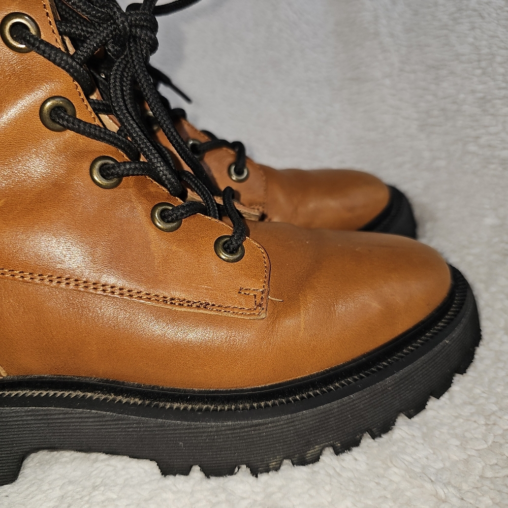 Madewell The Rayna Lace Up Leather Boots - Picture 5 of 11